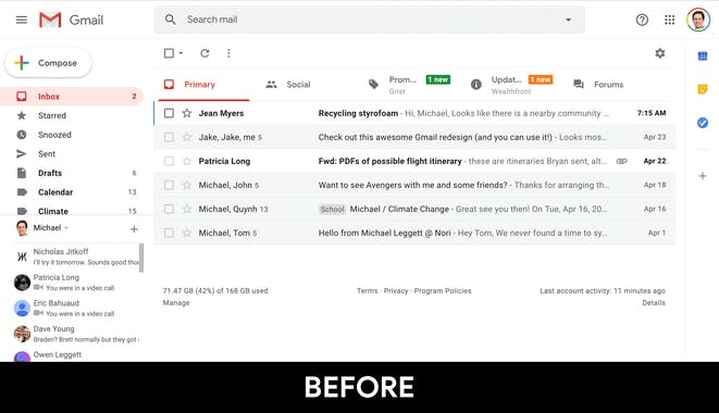 Simplify / Gmail