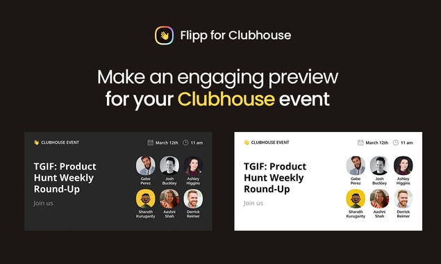 Flipp for Clubhouse