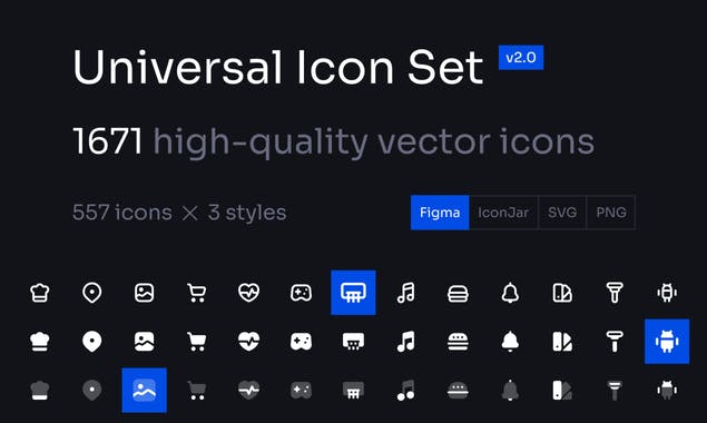Universal Icon Set 2.0