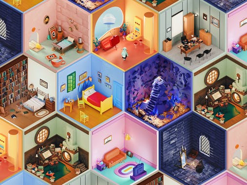 3D Rooms Project