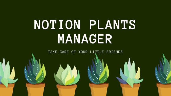 Notion Plant Manager