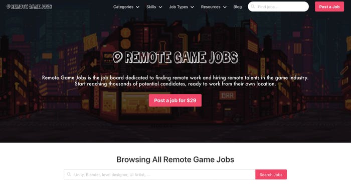 Remote Game Jobs