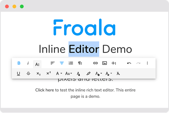 Froala WYSIWYG Editor V3