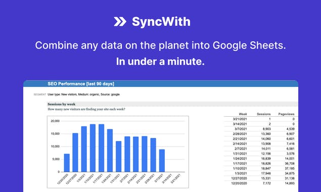 SyncWith for Google Sheets