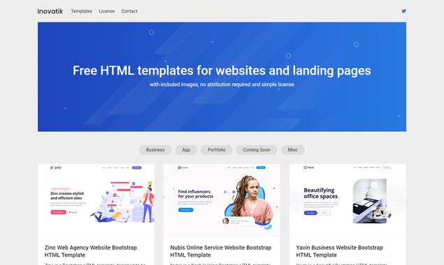 Inovatik HTML Templates