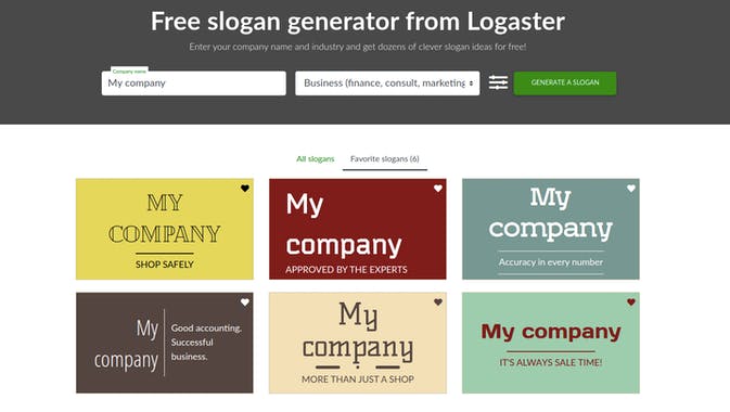 Free Slogan Generator 2.0