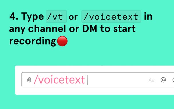 VoiceText for Slack