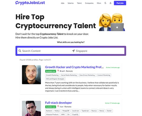 Crypto Jobs List 3.0
