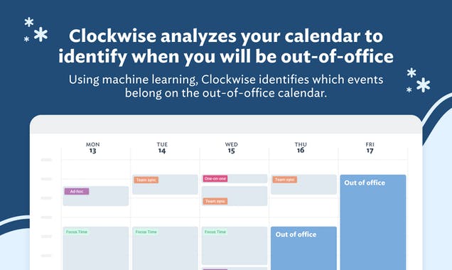 Automatic out-of-office calendar