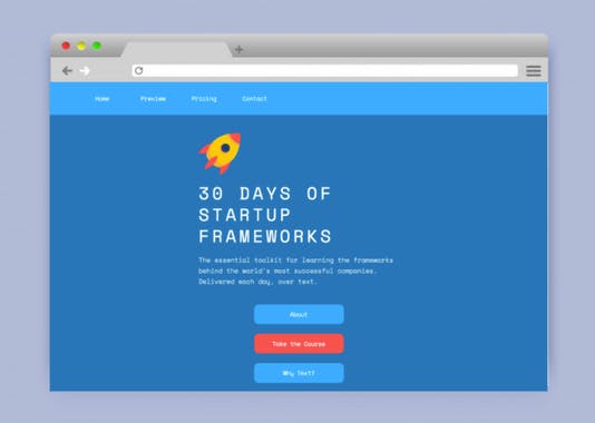 30 Days of Startup Frameworks
