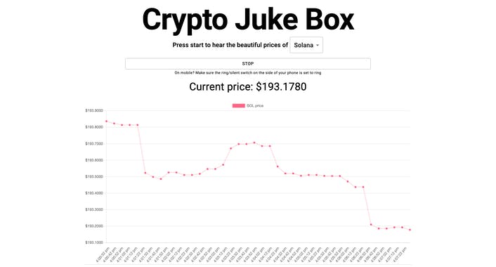 Crypto Juke Box