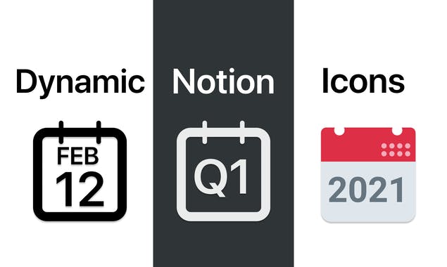 Dynamic Calendar Icons for Notion