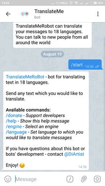 TranslateMe Bot
