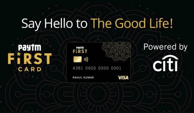 Paytm First Credit Card