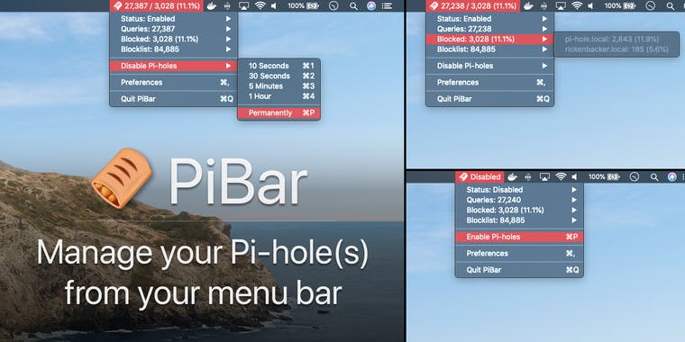 PiBar for macOS