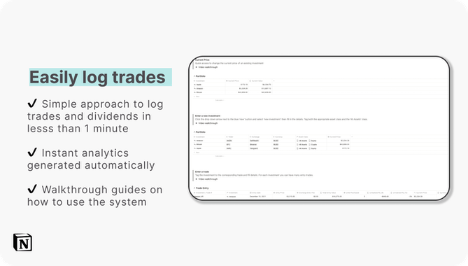 Notion Investment Dashboard