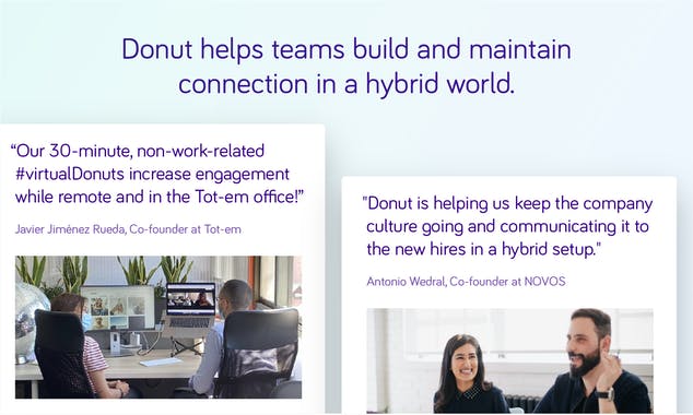 Donut for Hybrid Work