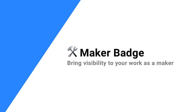 Maker Badge