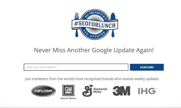 #SEOForLunch