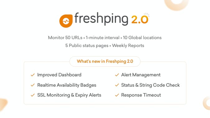 Freshping 2.0 by Freshworks