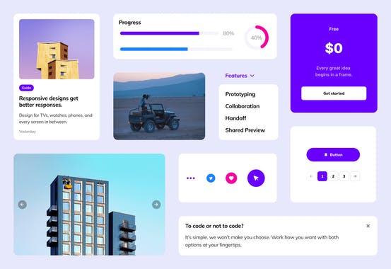 Landing Page Kit from Framer