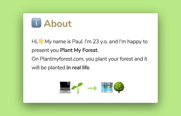 Plant My Forest