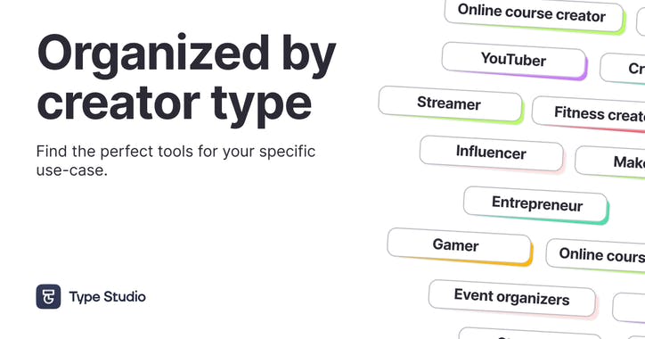 Video Tool Stack by Type Studio