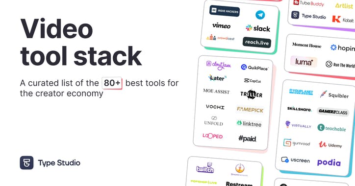 Video Tool Stack by Type Studio