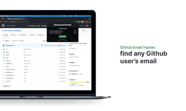 GitHub Email Hunter