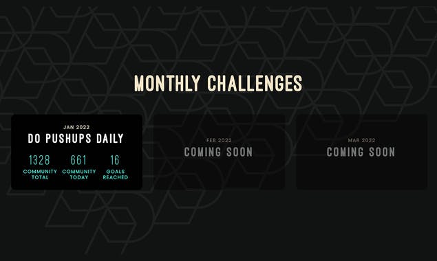 The Monthly Challenge App