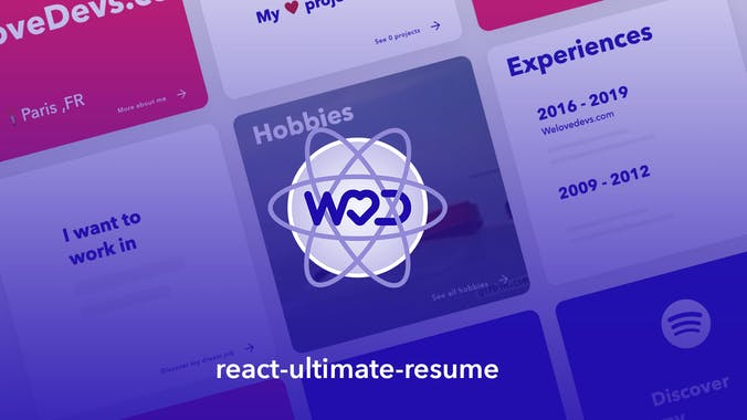 React Ultimate Resume