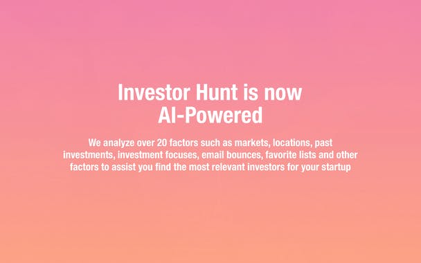 Investor Hunt 2.0