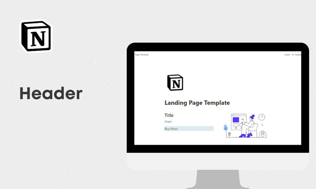 Notion Landing Page Template