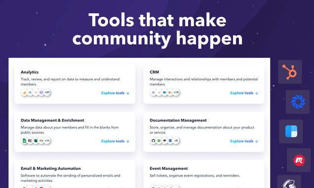 Community Tools Index by Orbit