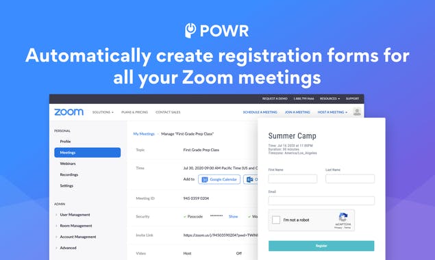 POWR for Zoom