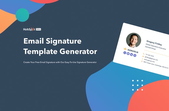 Email Signature Template Generator