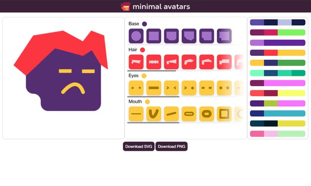 Minimal Avatars