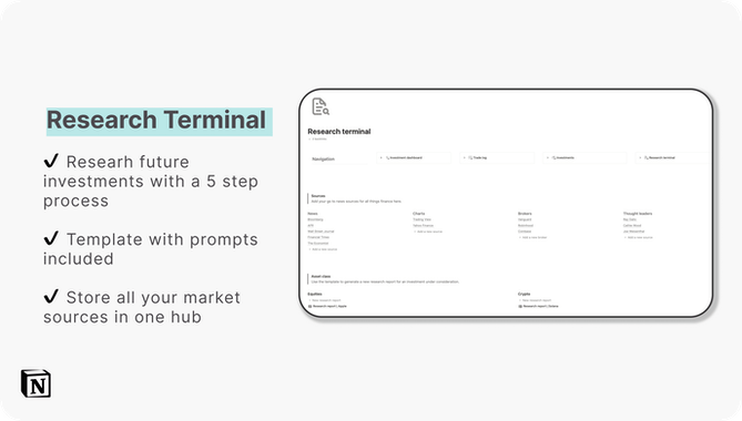 Notion Investment Dashboard