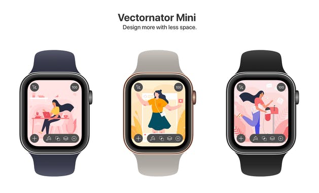 Vectornator Mini on Apple Watch