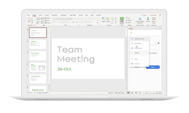 Live polling for PowerPoint by Slido