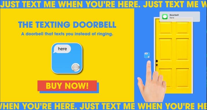 The Texting Doorbell