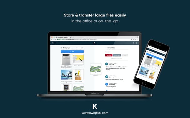 KwiqFlick — Free Secure File Transfer