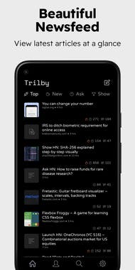 Trilby for Hacker News