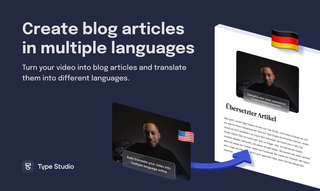 Translate Video by Type Studio
