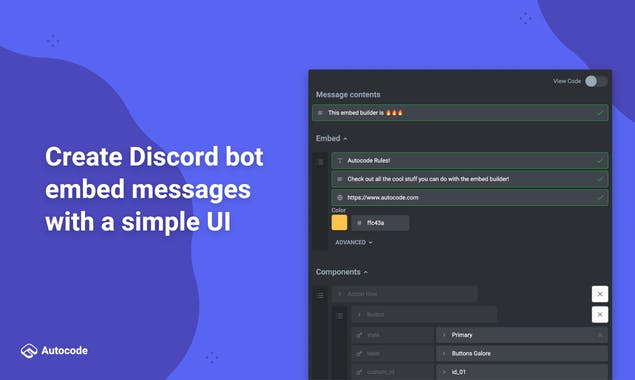 Discord Message Embed Builder