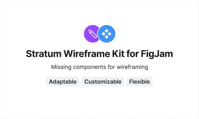 Stratum Wireframe Kit for FigJam