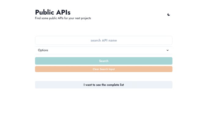 Public APIs