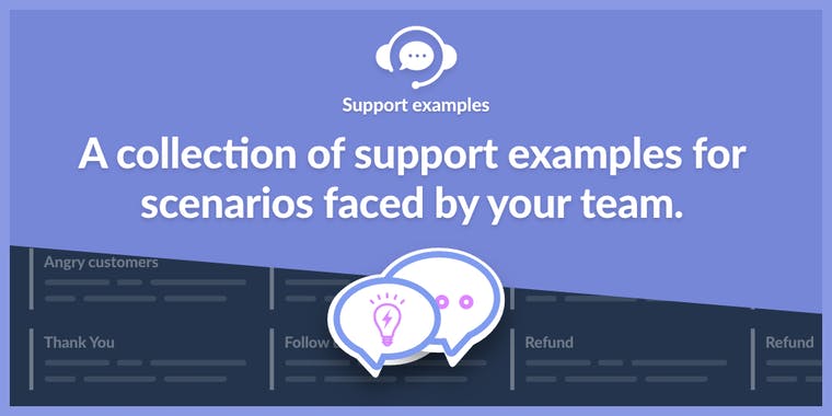 Support Examples