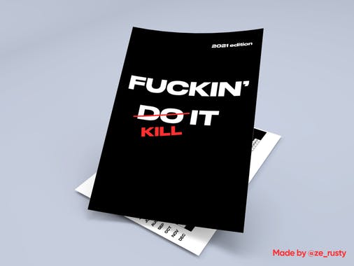 Fuckin' Kill It Calendar 2021 edition