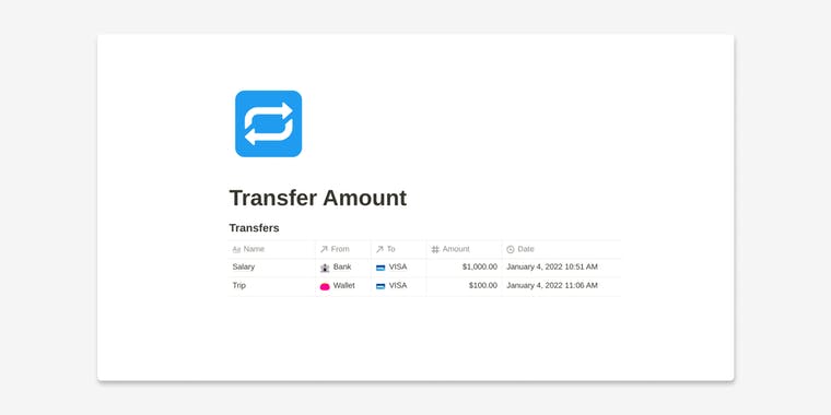 Notion Finance Tracker V2